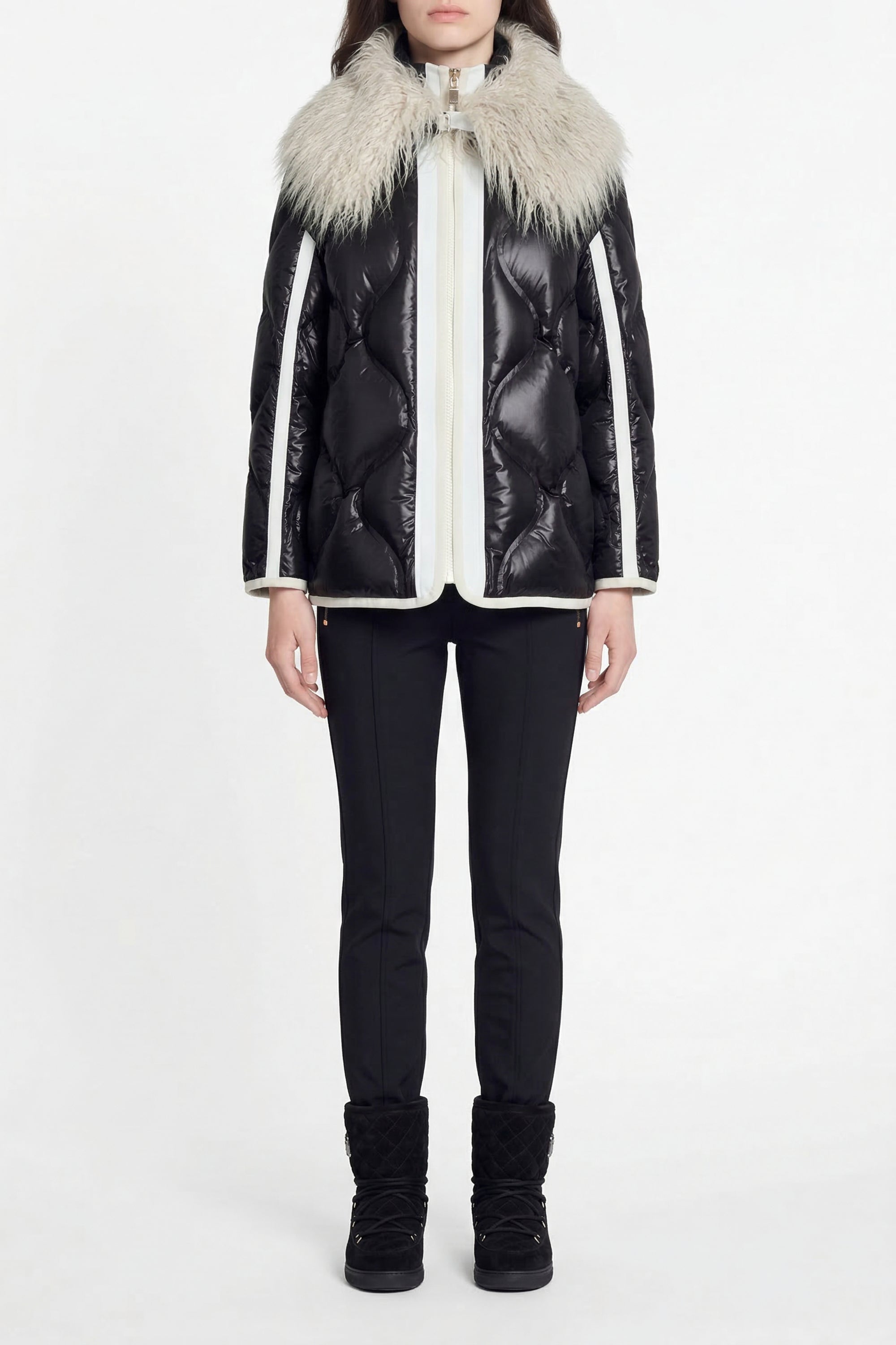 Annie quilted jacket - Black