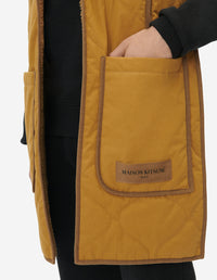 Plastron à capuche reversible avec étiquette - Camel