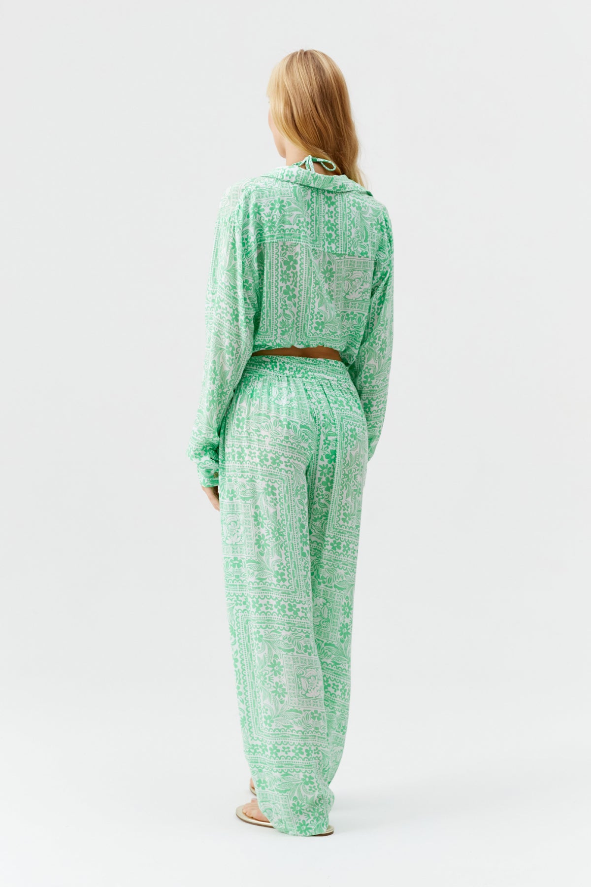 Pantalon Jude à jambes droites imprimé - Medina