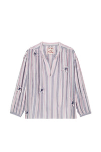 Blouse Julette coupe courte et ample - Pink