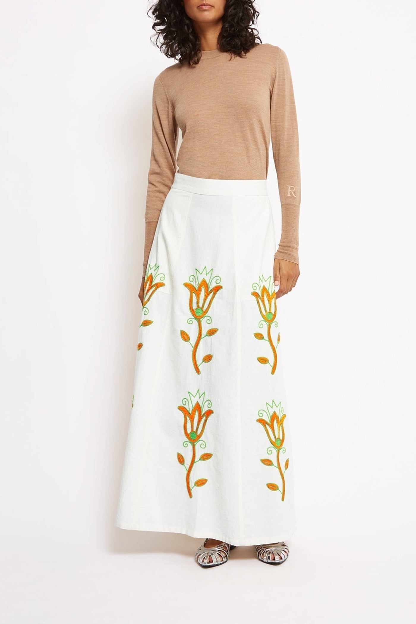 Jupe Alfa en coton - Ivoire