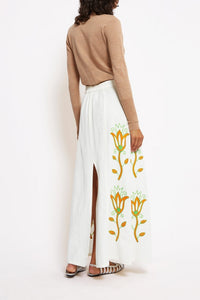 Jupe Alfa en coton - Ivoire