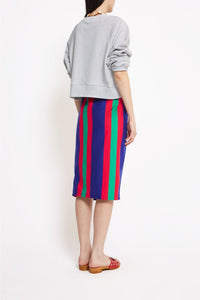 Doris skirt in cotton - Blue