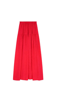 Luna maxi skirt - Red
