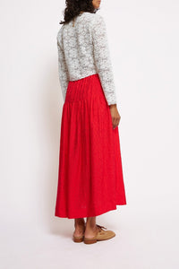 Luna maxi skirt - Red
