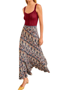 Marceline Multicolor Long Skirt