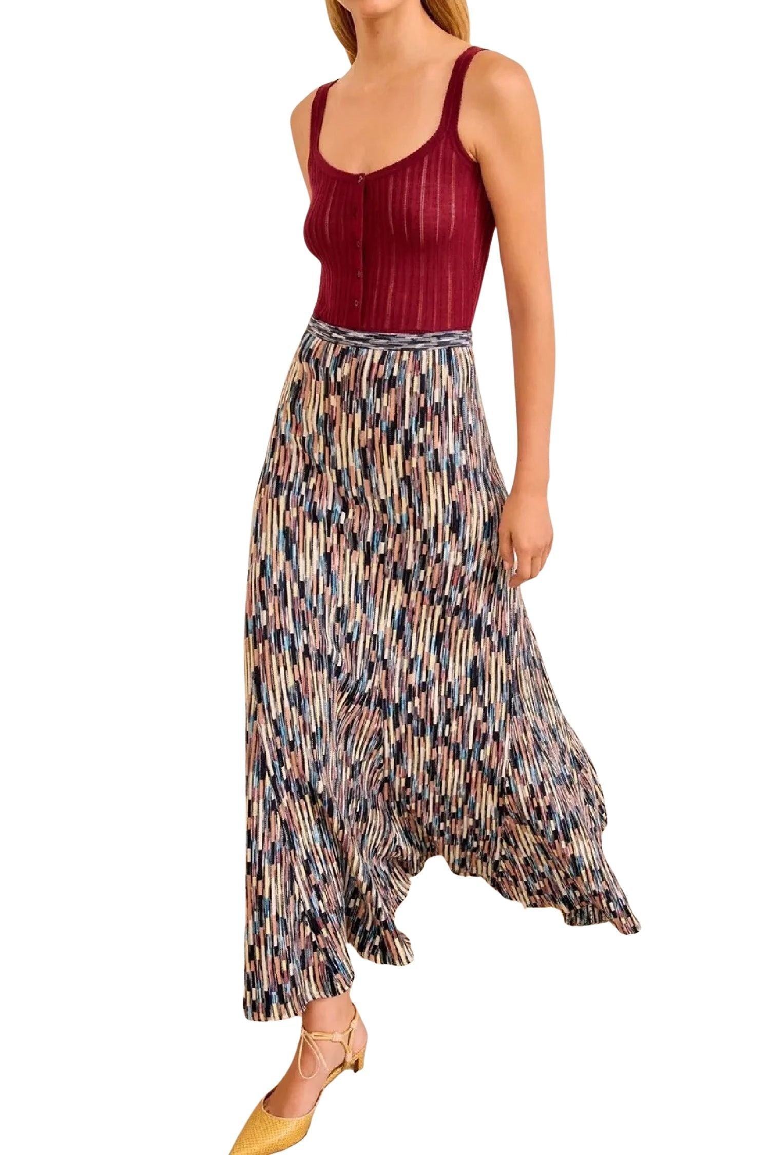 Marceline Multicolor Long Skirt