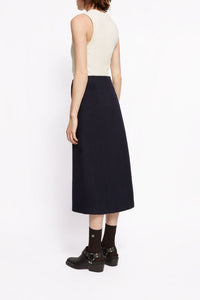 Jupe Martin en laine - Navy