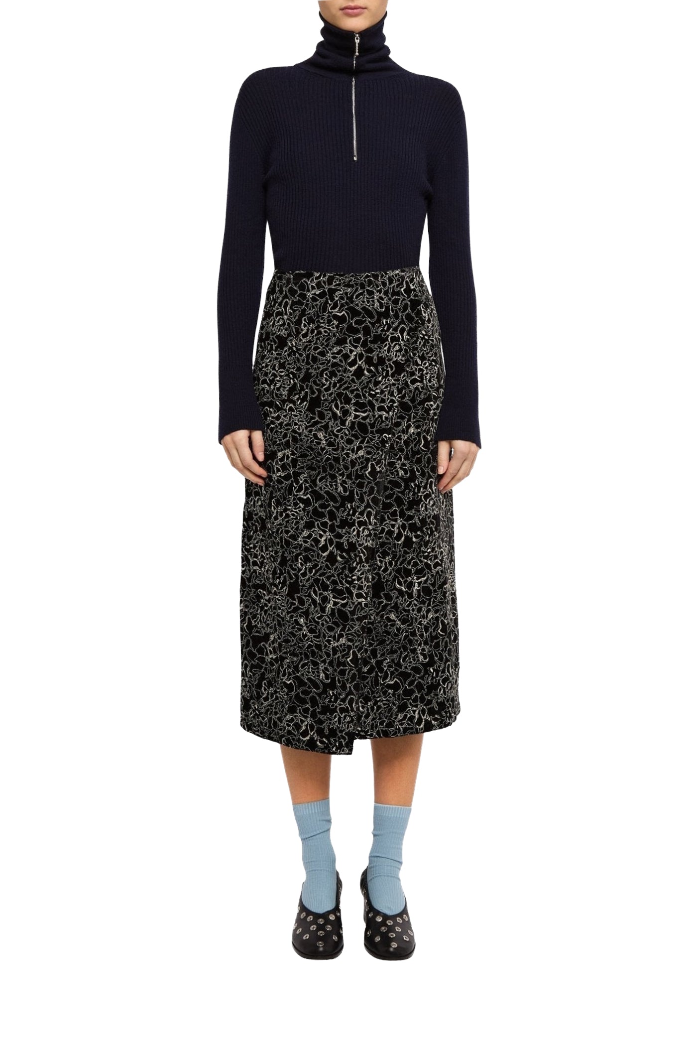 Martin wrap skirt - Black