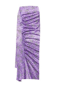 Jupe longue drapée capsule Purple love - Purple Splash