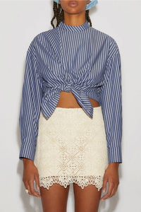 Crochet Night skirt - Milk
