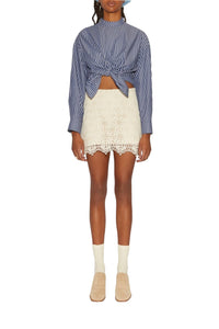 Crochet Night skirt - Milk