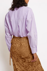Jupe Pareo en soie - Caramel
