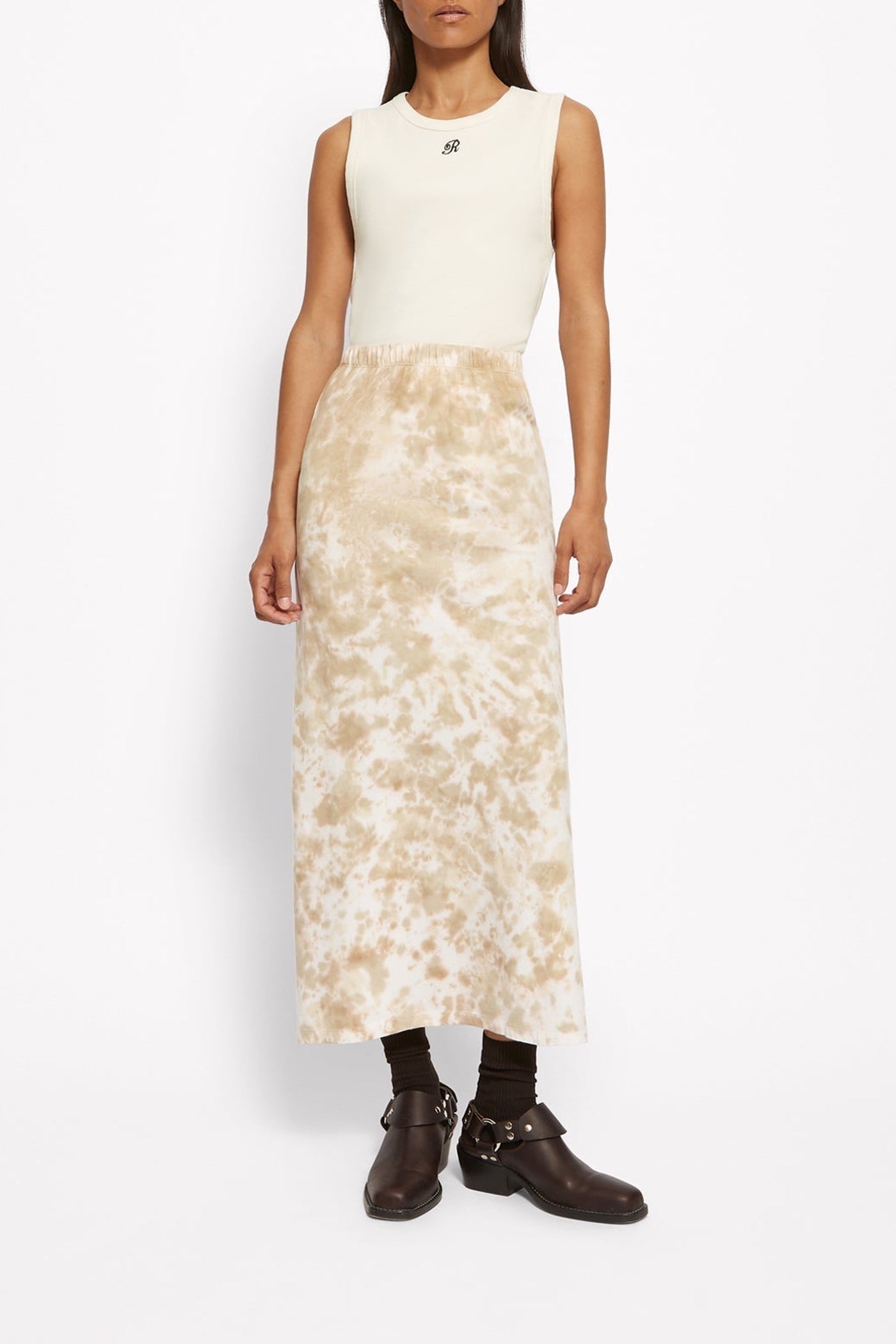 Jupe Rose en coton - Beige