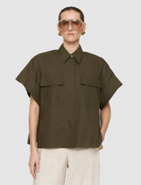 Palm Leaf Blouse - Palm Leaf