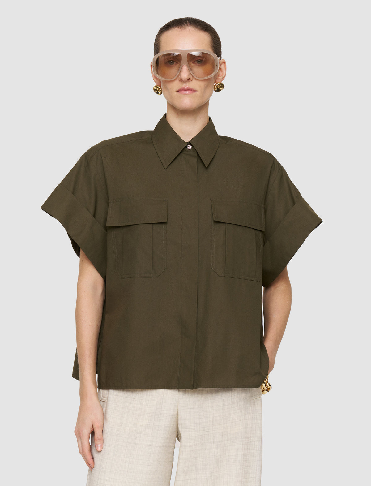 Palm Leaf Blouse - Palm Leaf