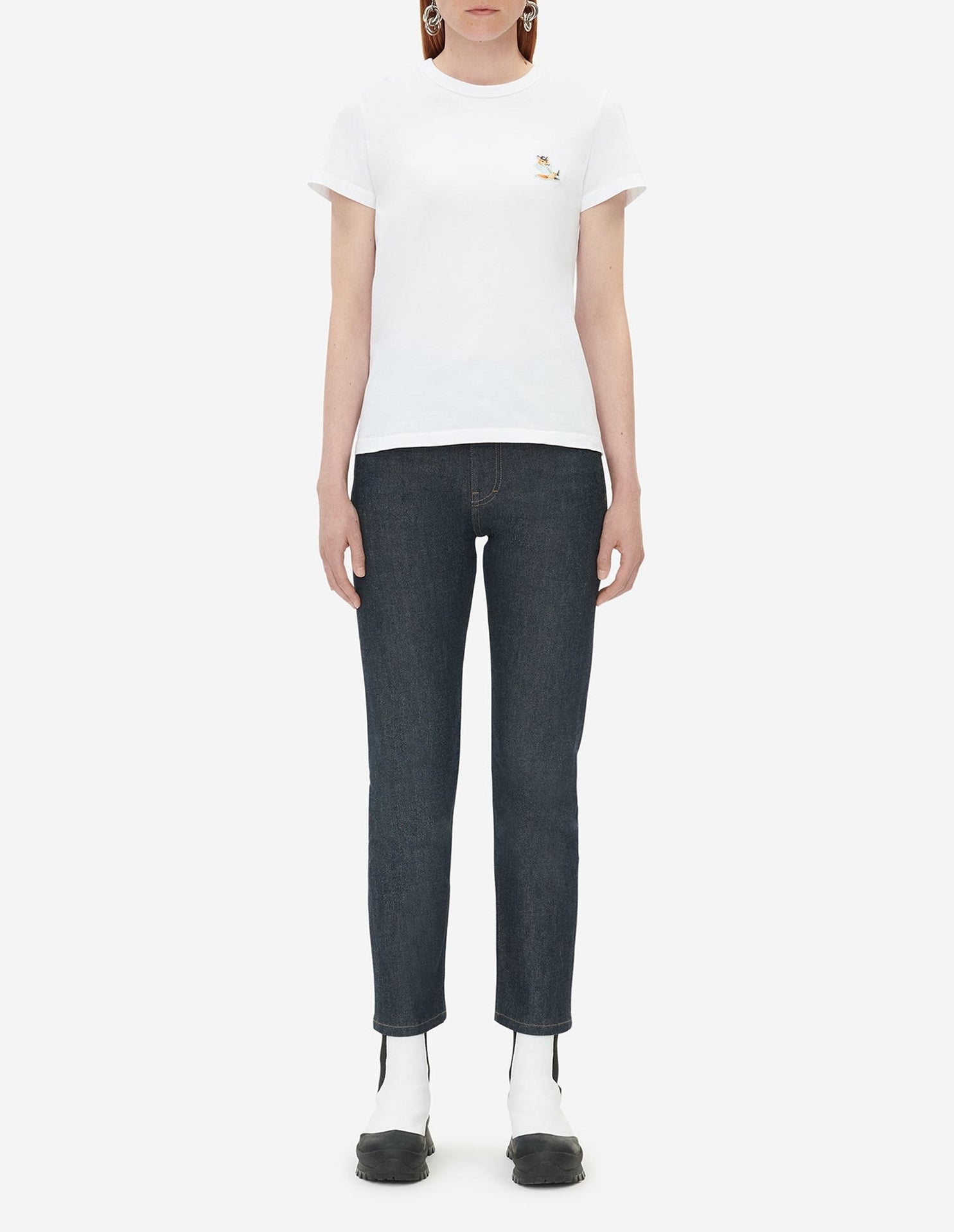T-shirt avec écusson brodé - White