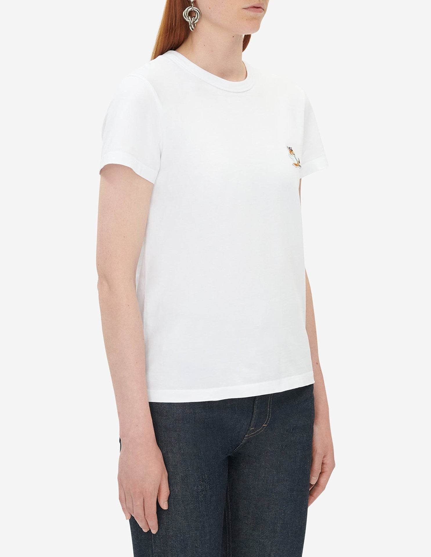 T-shirt avec écusson brodé - White