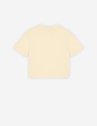 T-shirt boxy avec broderie - Ecru