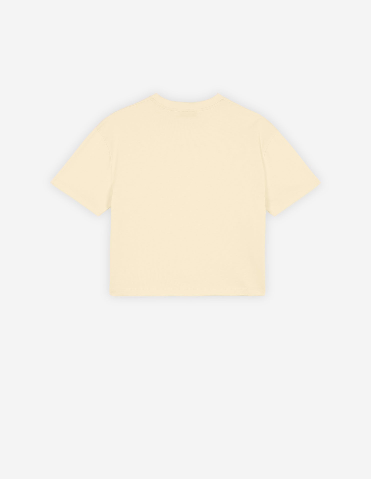 T-shirt boxy avec broderie - Ecru