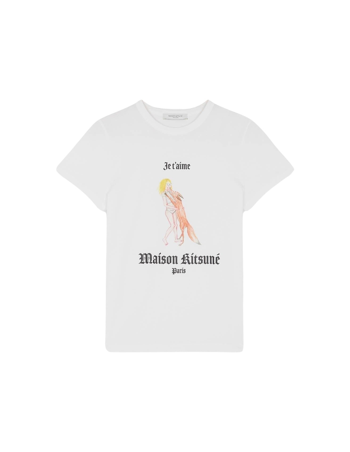 T-shirt Maison Kitsuné x Olympia Le-Tan - White