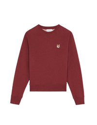 Sweatshirt avec écusson - Wine Lees Melange