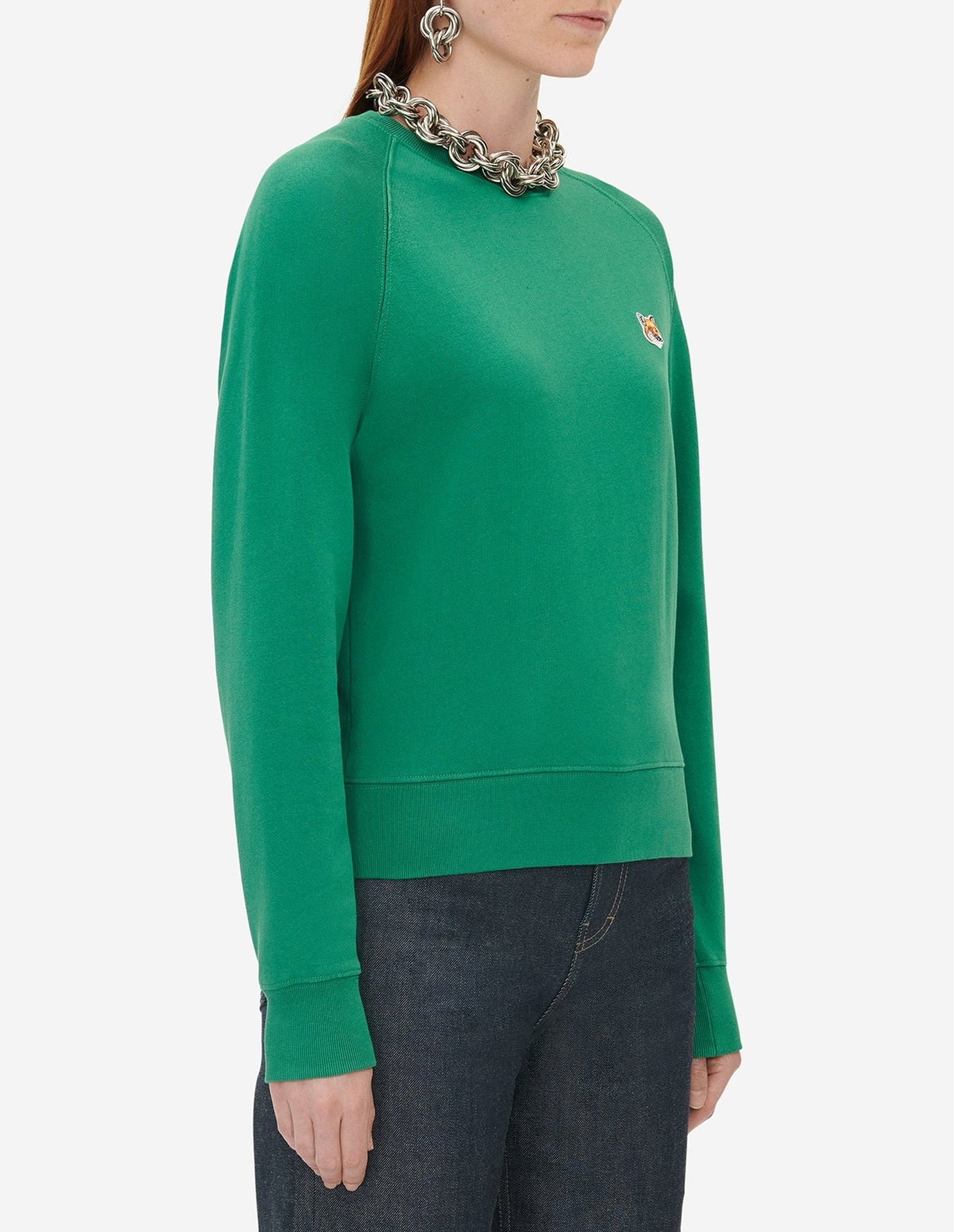 Sweatshirt avec écusson - Deep Green
