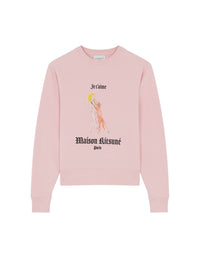 Sweatshirt Maison Kitsuné x Olympia Le-Tan - Soft Pink
