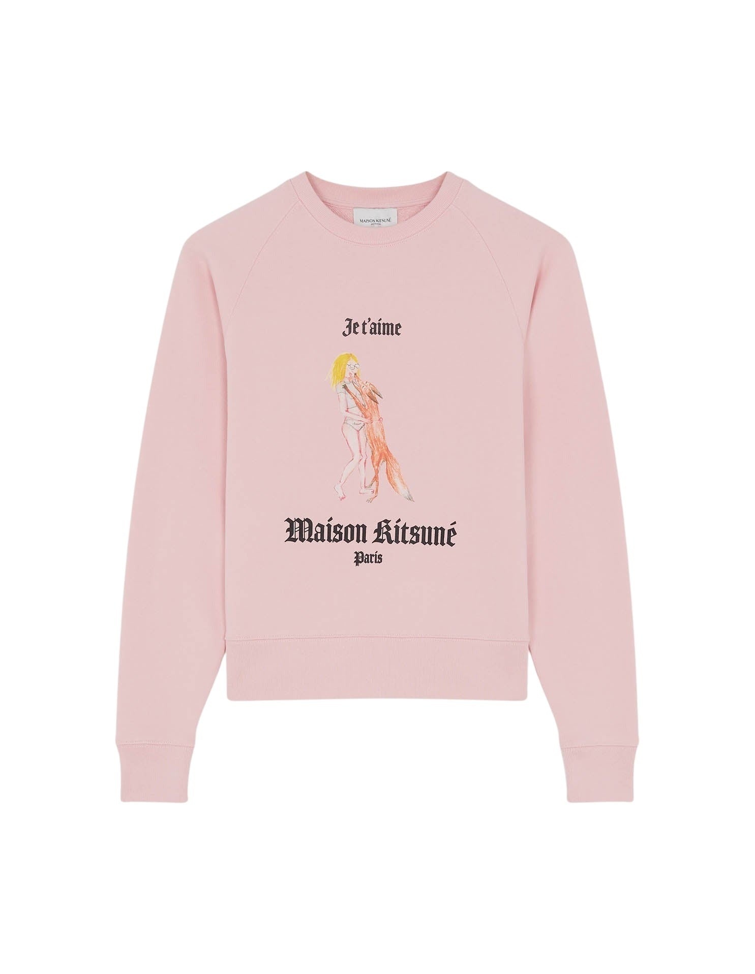 Sweatshirt Maison Kitsuné x Olympia Le-Tan - Soft Pink