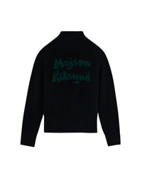 Pull Maison Kitsuné x Bill Rebholz en laine - Black