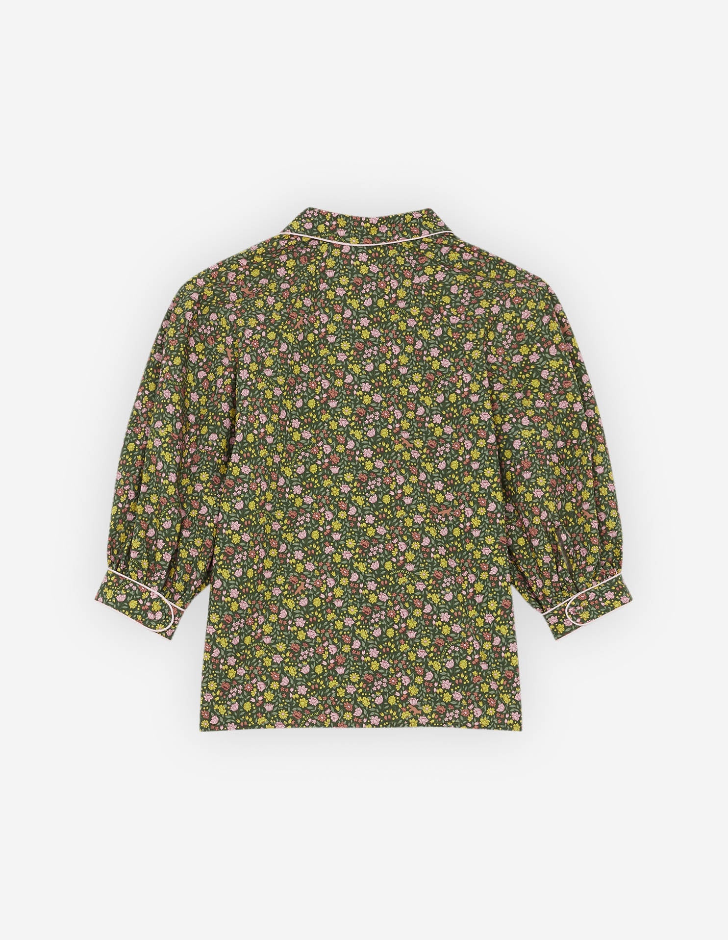 Blouse Maison Kitsuné x Olympia Le-Tan - Khaki Green Design