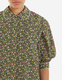 Blouse Maison Kitsuné x Olympia Le-Tan - Khaki Green Design