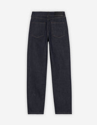 Straight-leg 7/8 denim trousers - Indigo