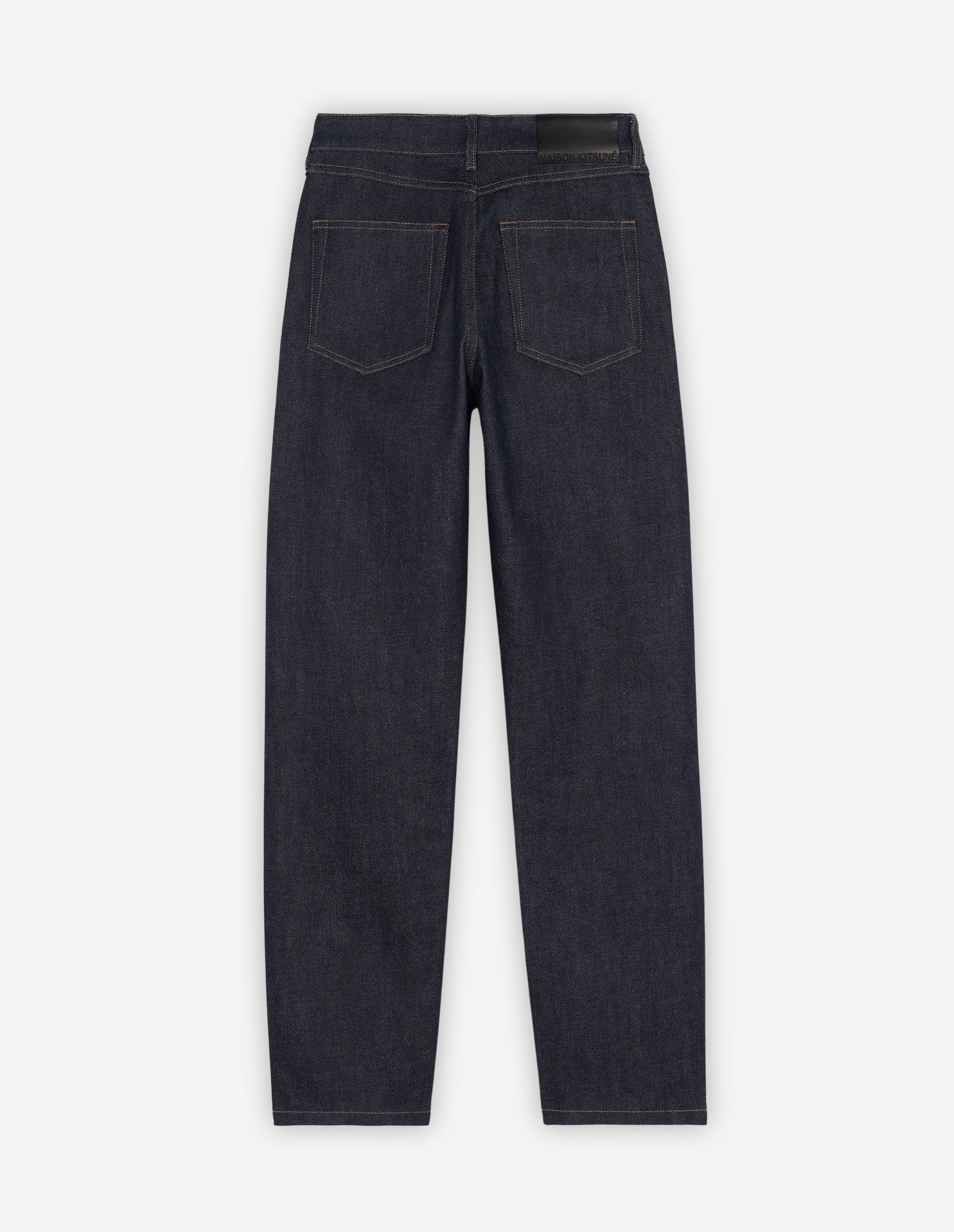Straight-leg 7/8 denim trousers - Indigo