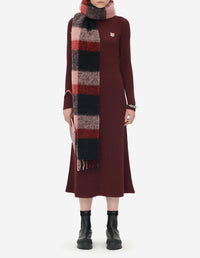 Robe pull évasée en laine - Wine Lees