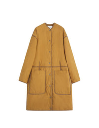 Manteau oversize à poches  - Camel