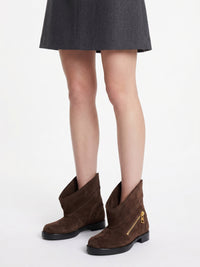 Suede boots - Brown