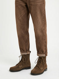 Bottines en daim - Deep Walnut