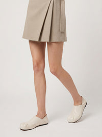Mocassins Paw en cuir - Limestone