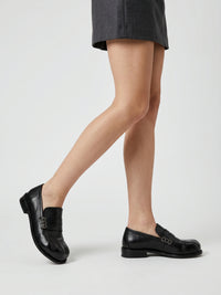 Mocassins Paw en cuir - Black