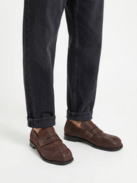 Mocassins en daim - Deep Walnut