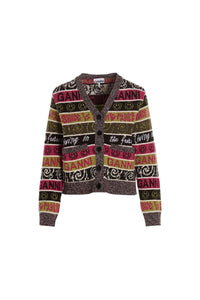 Cardigan Smiley en laine - Multicolour