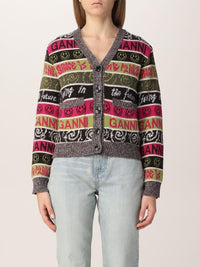 Cardigan Smiley en laine - Multicolour