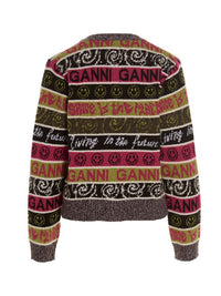 Cardigan Smiley en laine - Multicolour