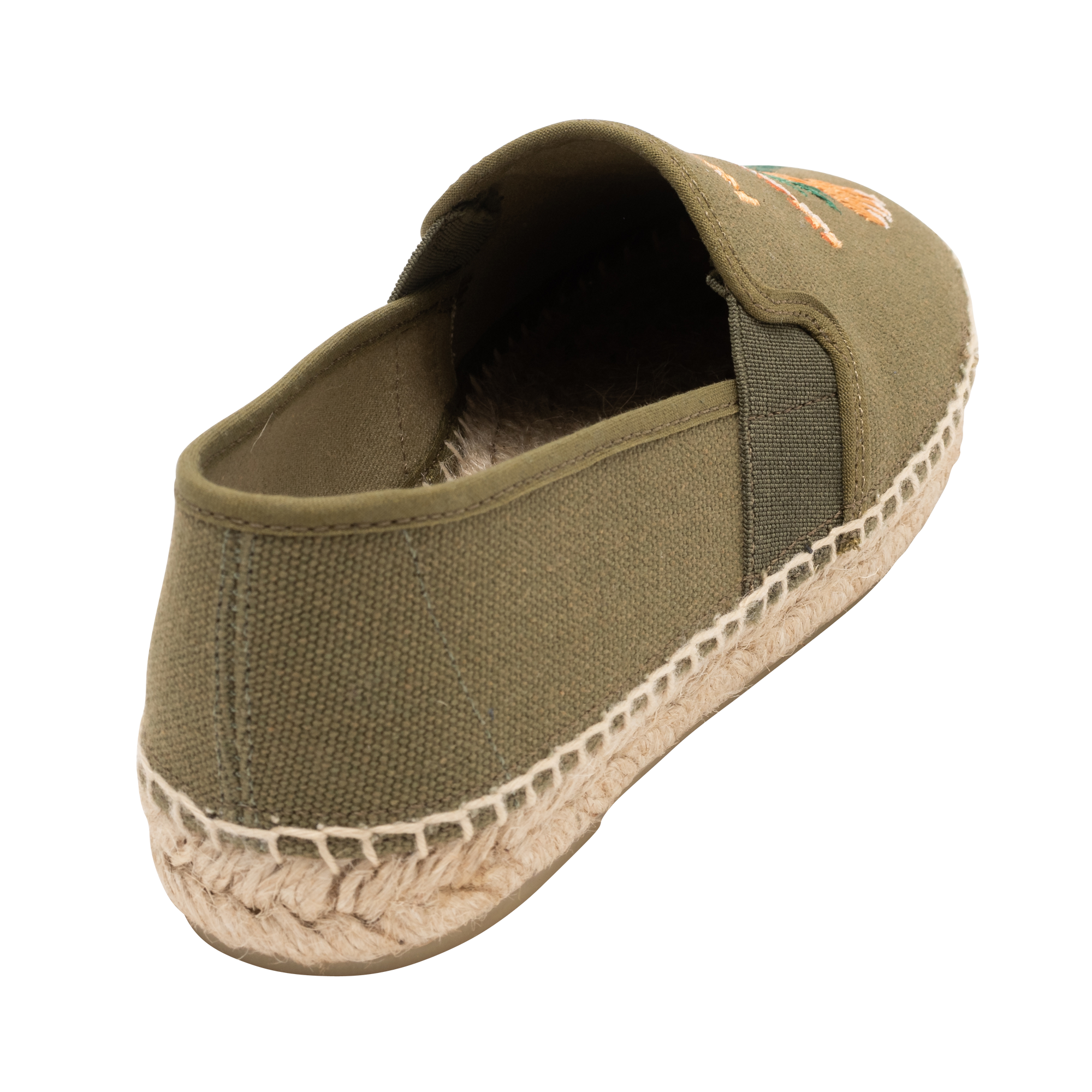 Espadrilles en toile de coton avec élastiques - Moss