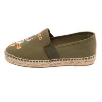 Espadrilles en toile de coton avec élastiques - Moss