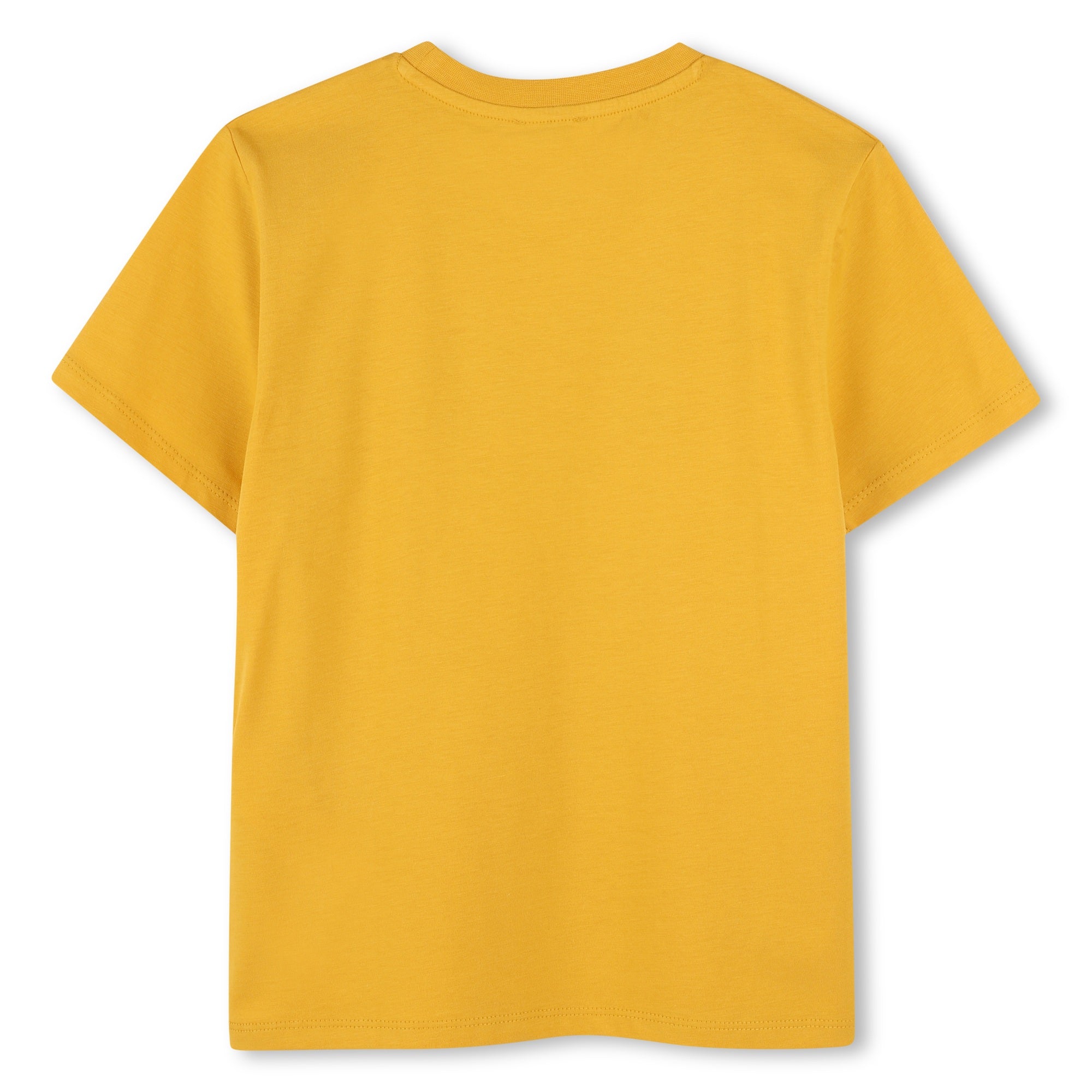T-shirt imprimé siglé en coton - Jaune Antique