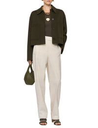 Veste Kalaa en laine et soie - Palm Leaf