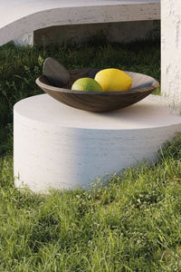 Kelly Behun oval oak bowl - Brown