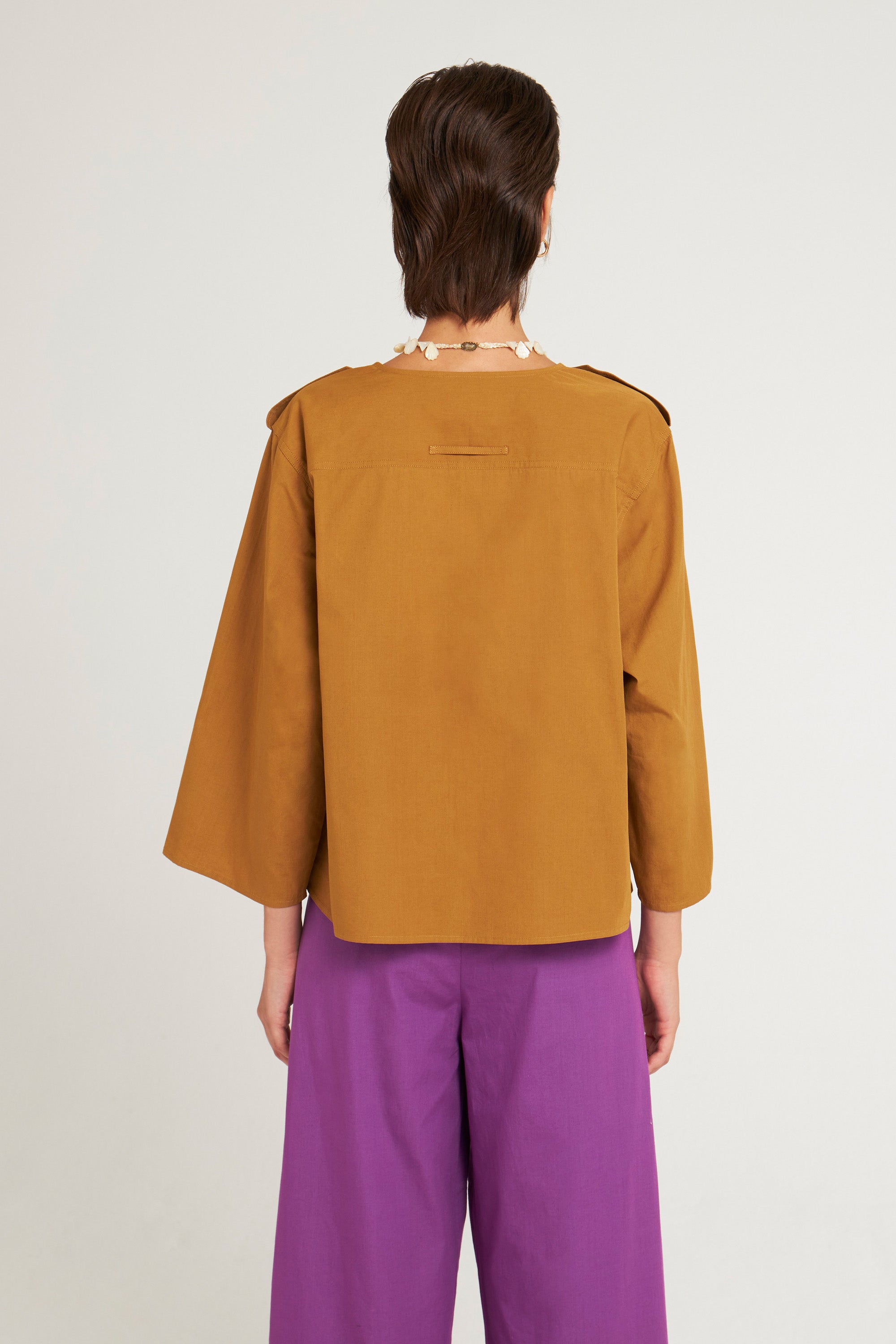 KAKI KETTY BLOUSE